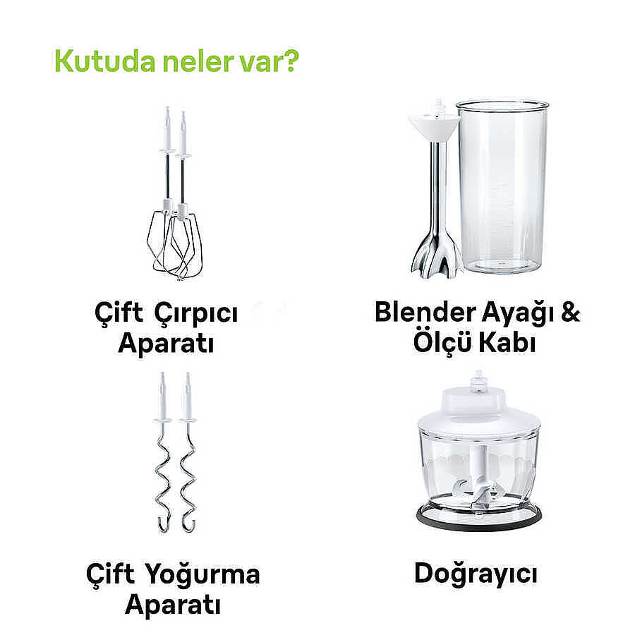 BRAUN HM5137WH EL MIKSERİ - 5
