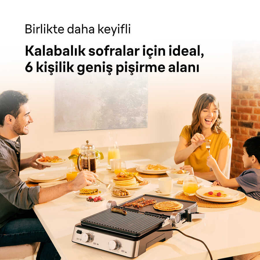 BRAUN MULTIGRILL 7 CG7020 IZGARA ve TOST MAKİNESİ - 6