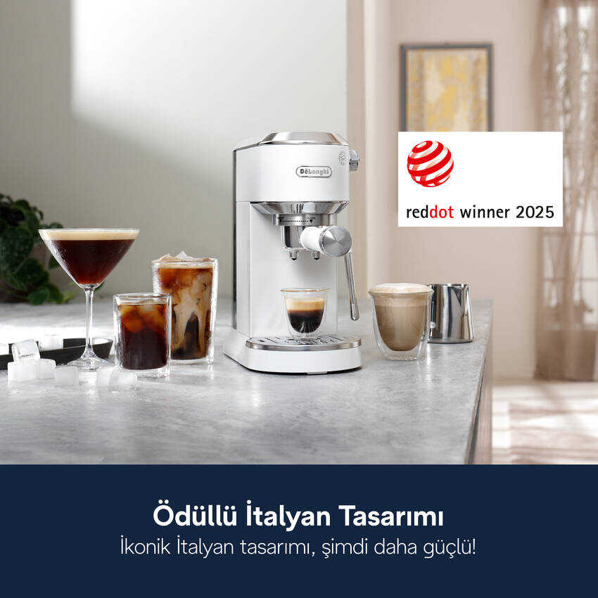 Dedica Duo Manuel Espresso Kahve Makinesi EC890.WI - 2