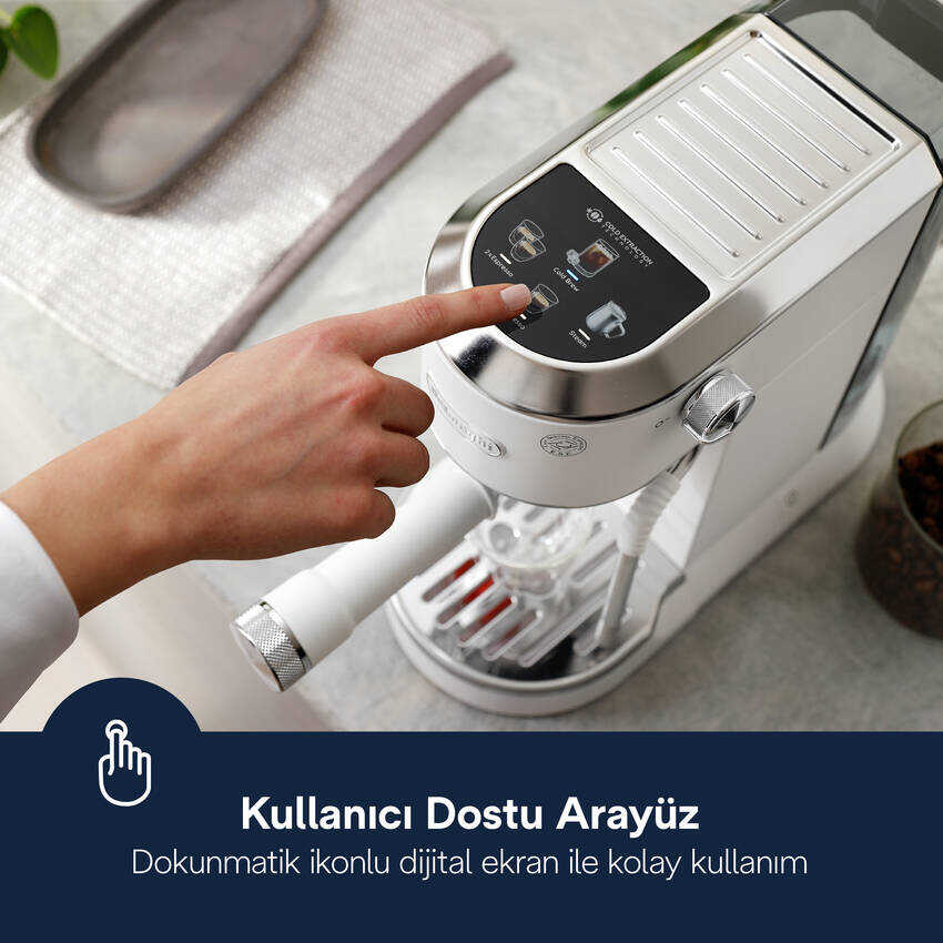 Dedica Duo Manuel Espresso Kahve Makinesi EC890.WI - 5