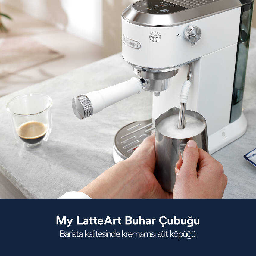 Dedica Duo Manuel Espresso Kahve Makinesi EC890.WI - 6