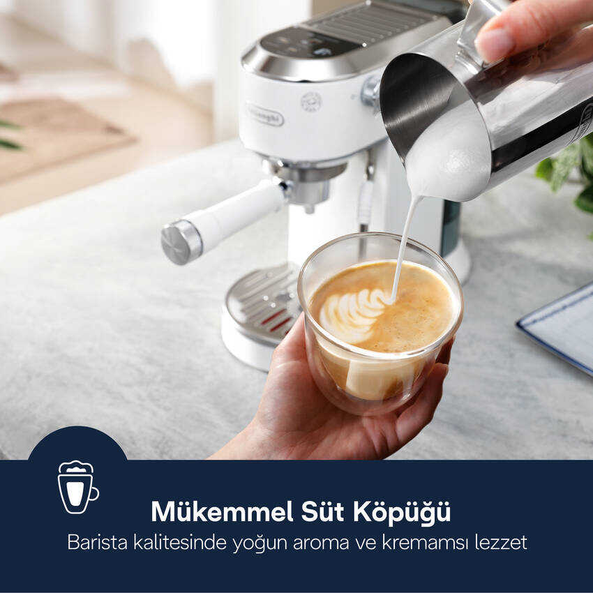 Dedica Duo Manuel Espresso Kahve Makinesi EC890.WI - 7