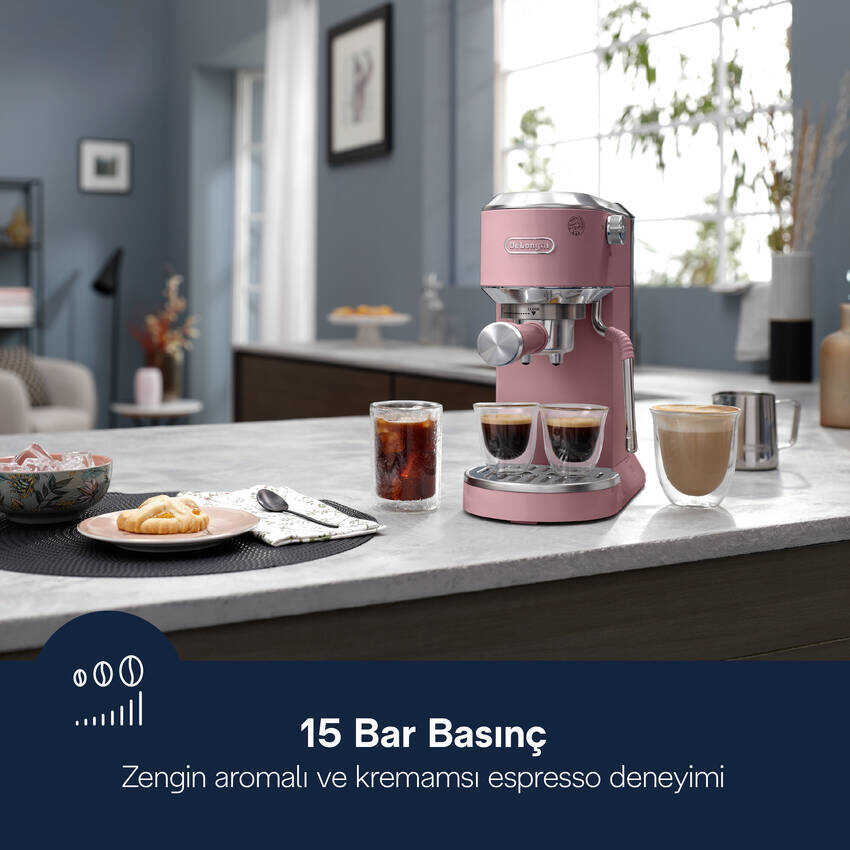 Dedica Duo Manuel Espresso Kahve Makinesi EC890.PK - 3