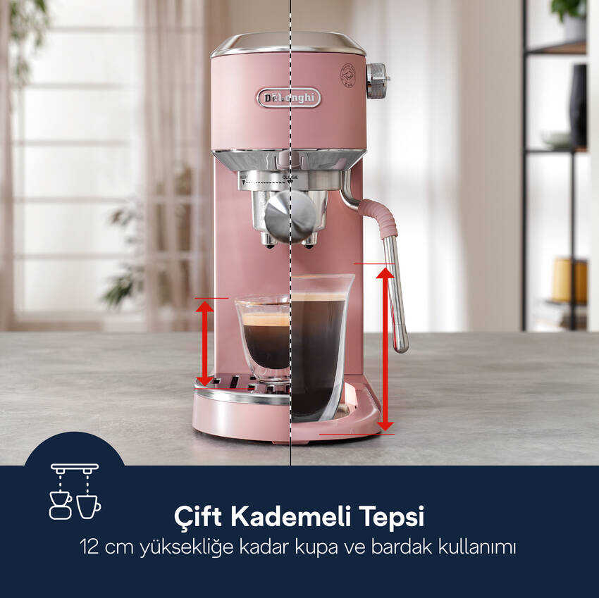 Dedica Duo Manuel Espresso Kahve Makinesi EC890.PK - 8