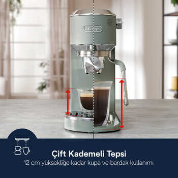 Dedica Duo Manuel Espresso Kahve Makinesi EC890.GR - 7