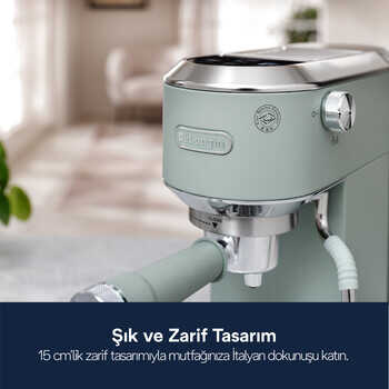 Dedica Duo Manuel Espresso Kahve Makinesi EC890.GR - 9
