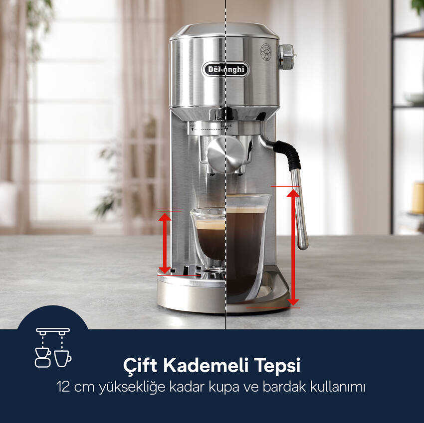 Dedica Duo Manuel Espresso Kahve Makinesi EC890.M - 7