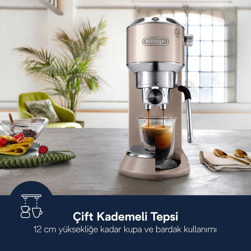 Dedica Manuel Espresso Kahve Makinesi EC885.BG - 6