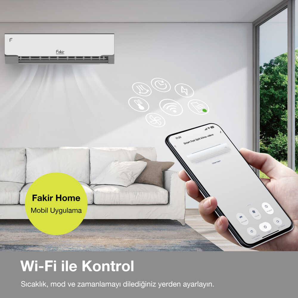 Fakir Smart Feel 9000 Btu Klima Fs09invklmi - 5