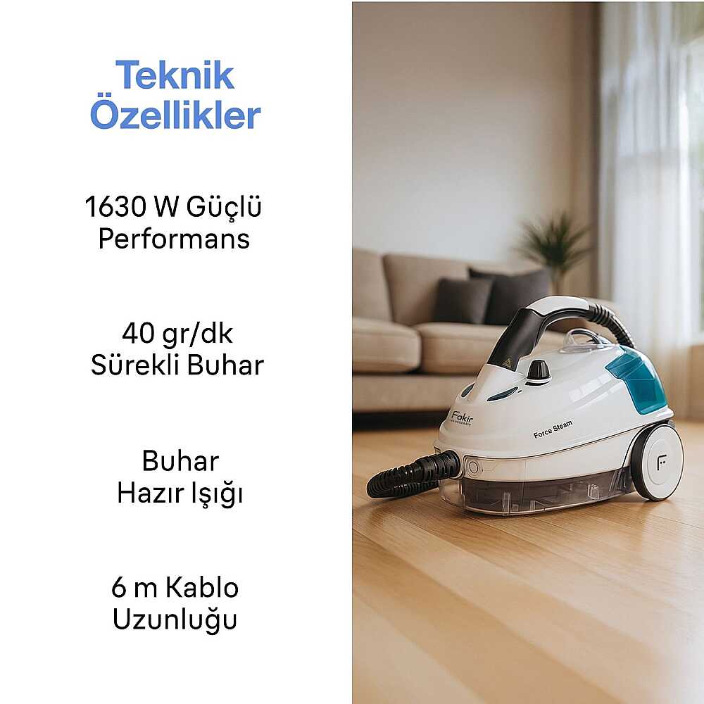 FORCE STEAM BUHARLI TEMİZLEYİCİ - 3