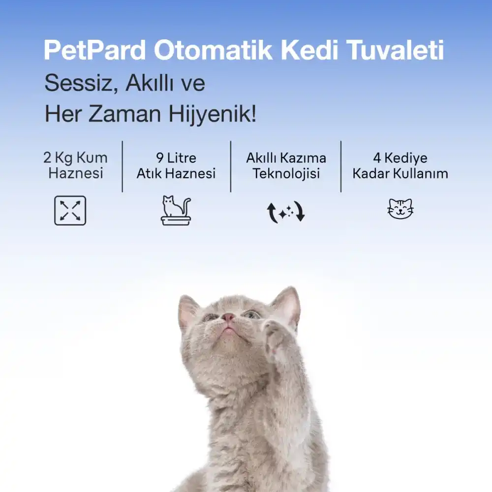 Petpard Clb-01 Otomatik Kedi Tuvaleti - 2