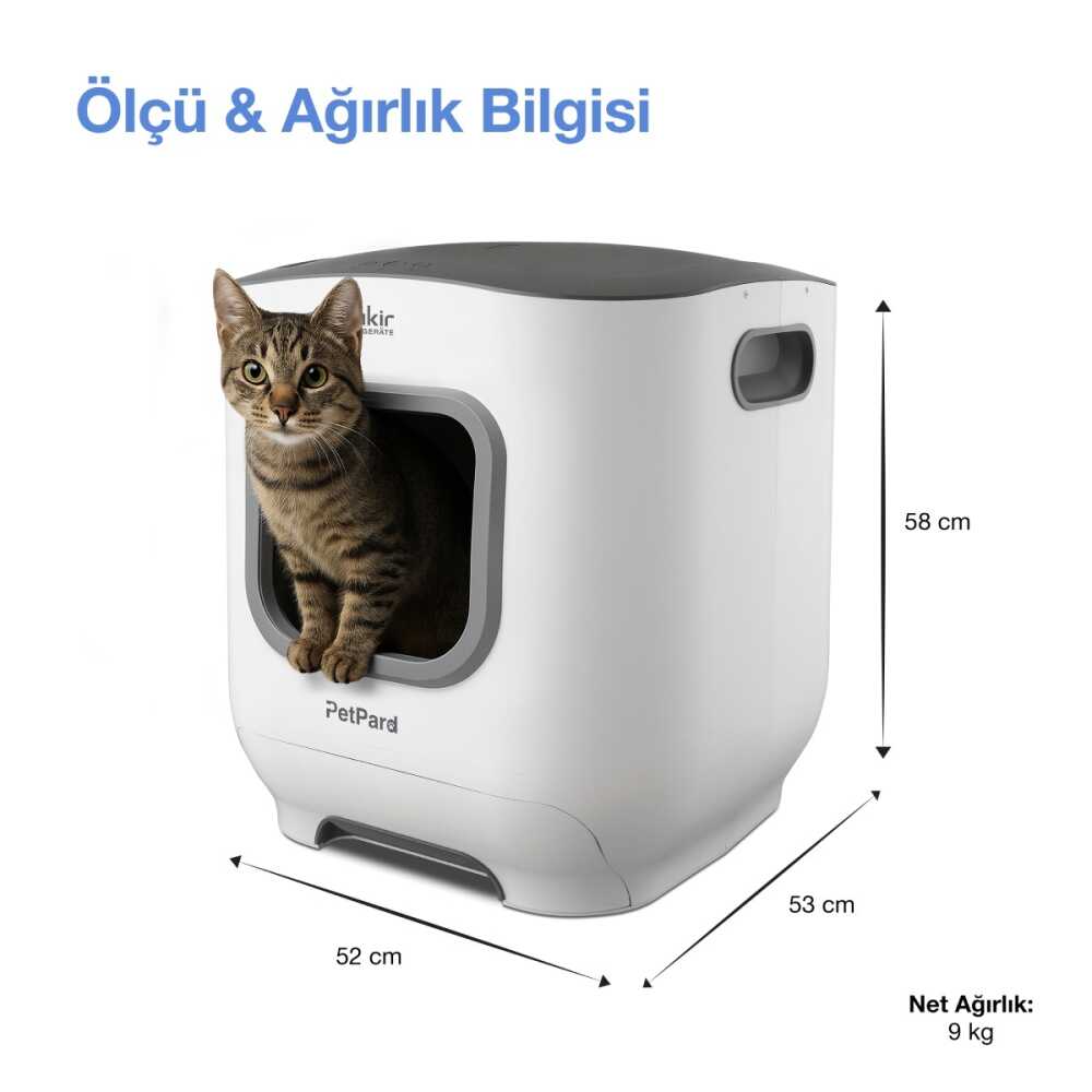 Petpard Clb-01 Otomatik Kedi Tuvaleti - 8